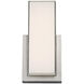 Corbusier LED 7.13 inch Satin Nickel Bath Vanity & Wall Light, dweLED