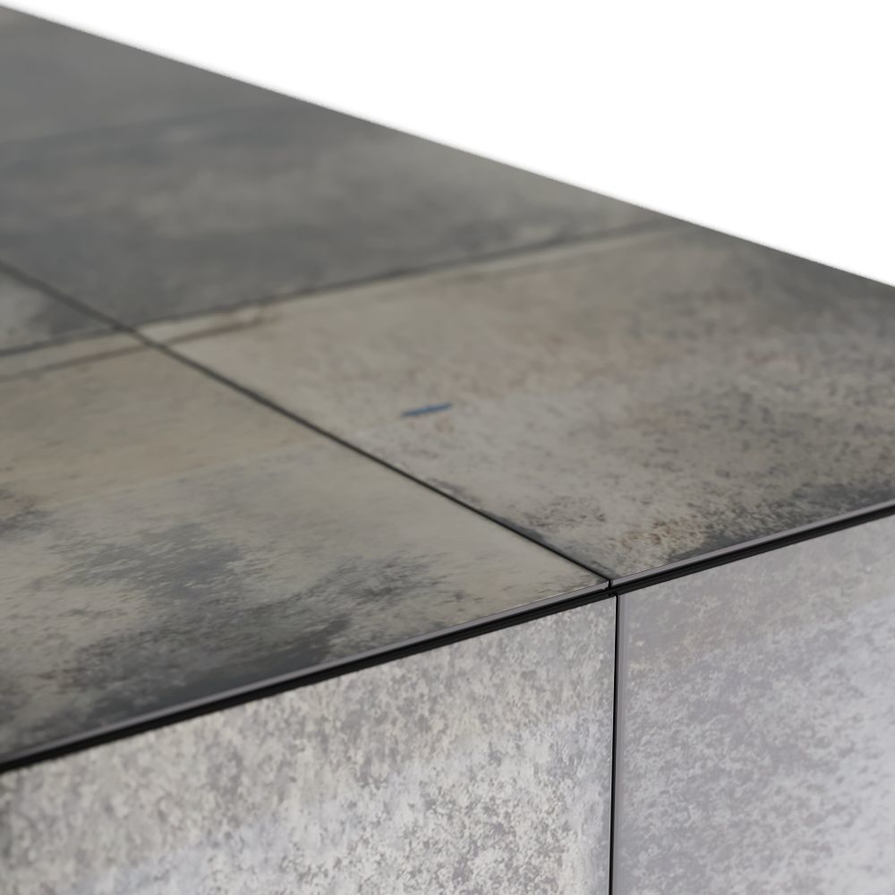 Antonia 40 X 13.5 inch Antiqued Mirror Cocktail Table