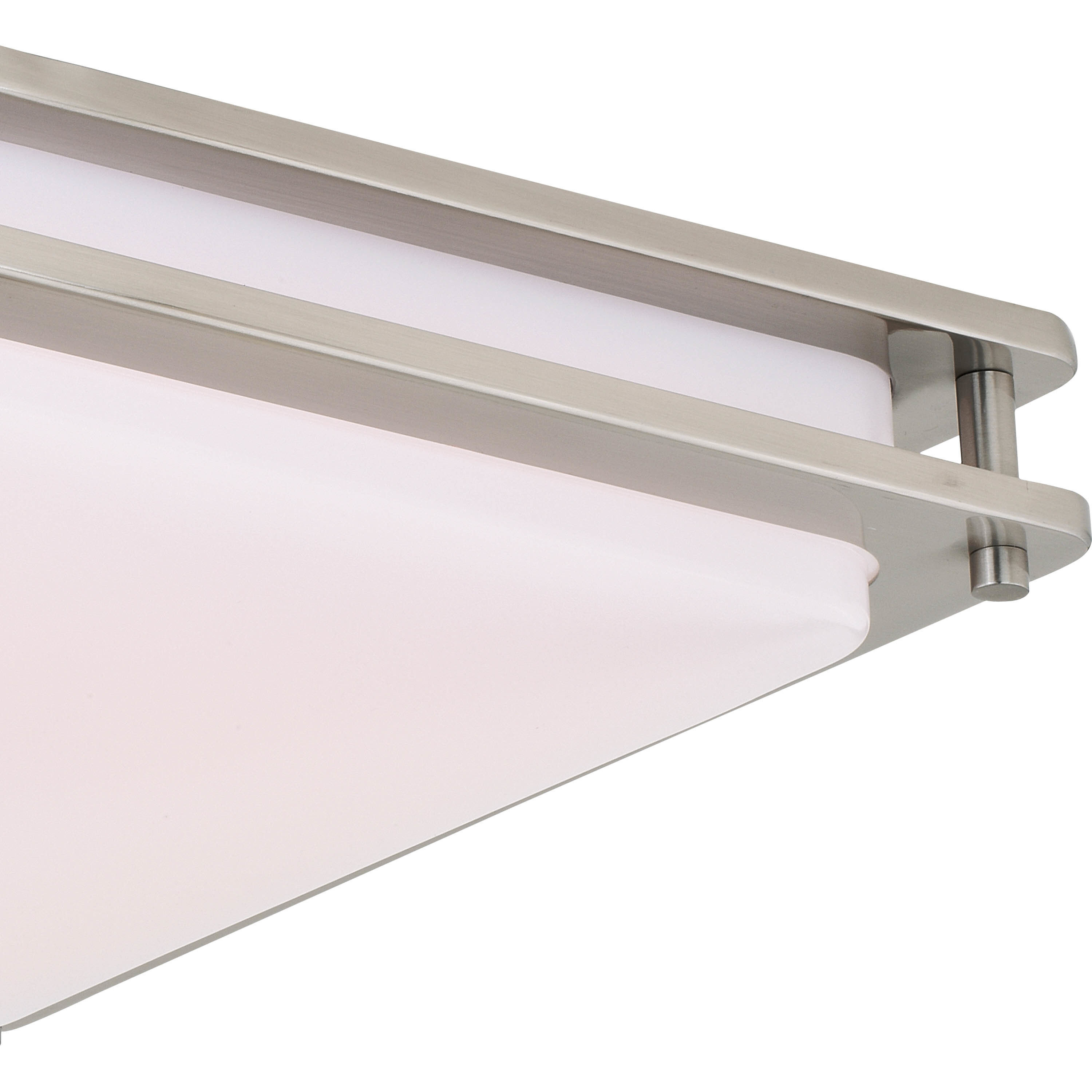 Horizon LED 16 inch Satin Nickel Flush Mount Ceiling Light