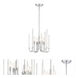 Laretto 4 Light 12 inch Chrome Chandelier Ceiling Light