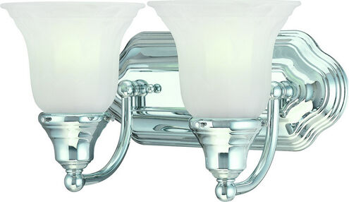 Richland 2 Light 12.5 inch Chrome Bath Vanity Wall Light