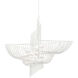 Neptune 8 Light 38.75 inch Gesso White Chandelier Ceiling Light