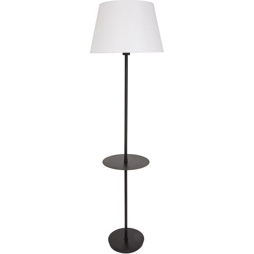 Vernon 61 inch 100 watt Black Floor Lamp Portable Light