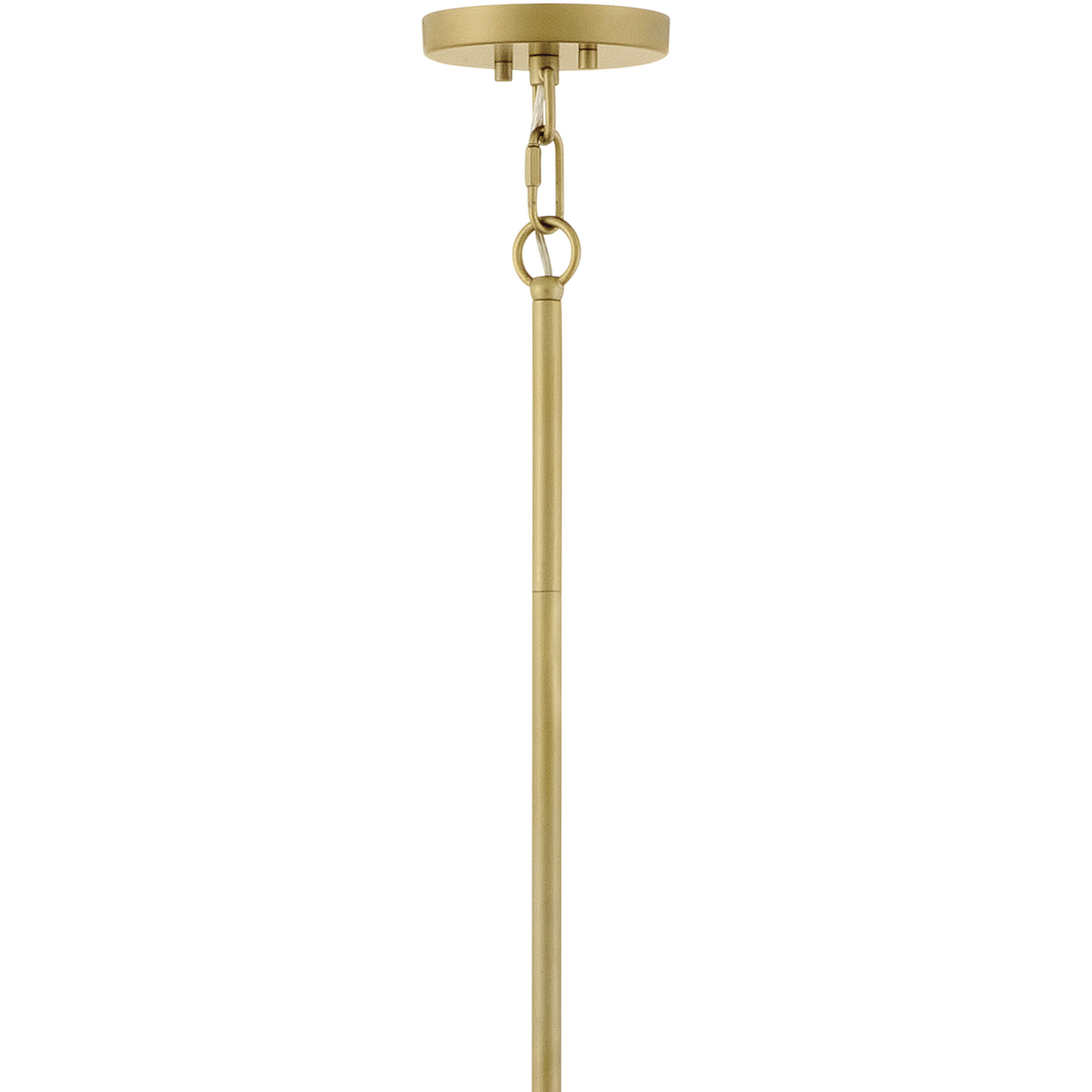Open Air Paloma 3 Light 40 inch Lacquered Brass Outdoor Pendant
