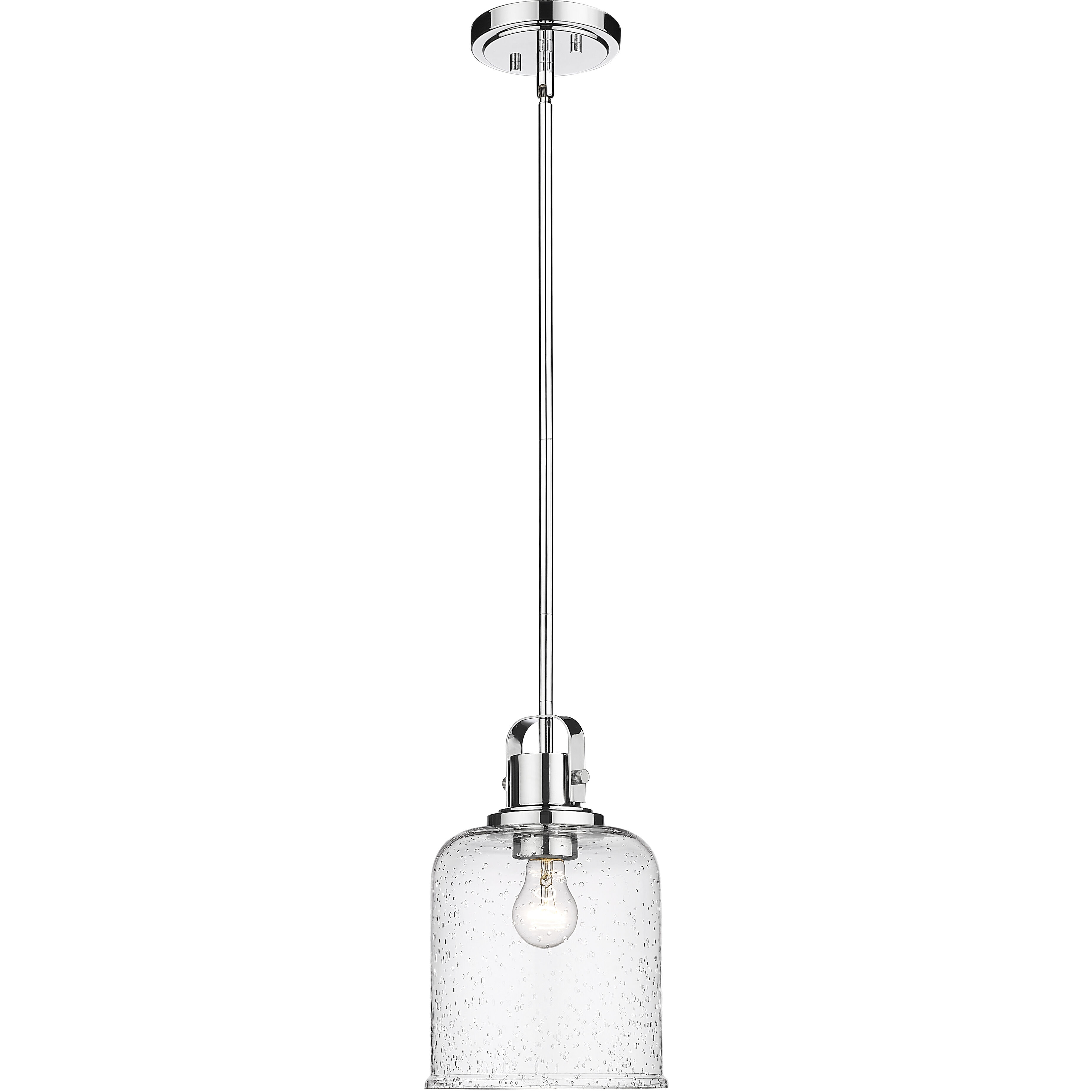 Kinsley 1 Light 8 inch Chrome Pendant Ceiling Light