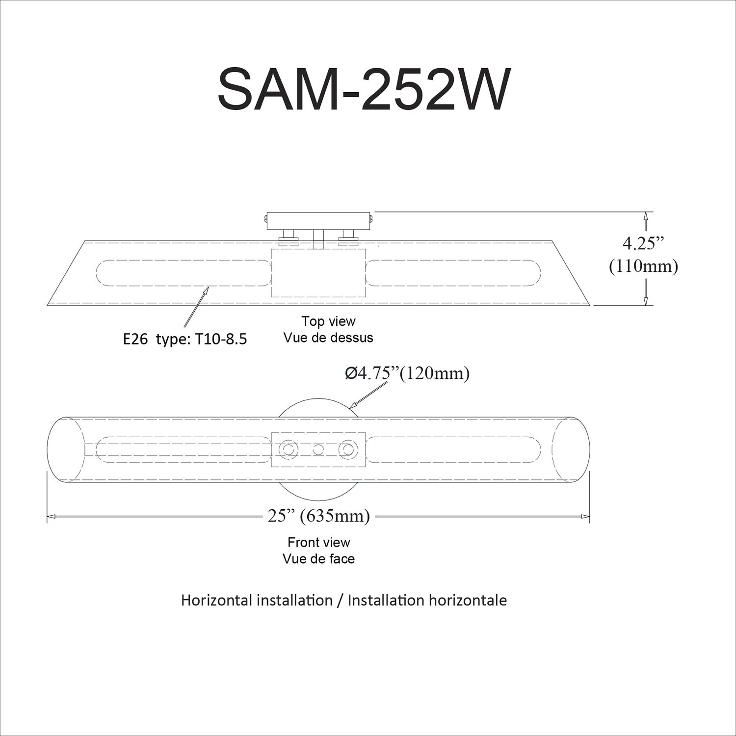 Samantha 2 Light 25 inch Polished Chrome Vanity Light Wall Light