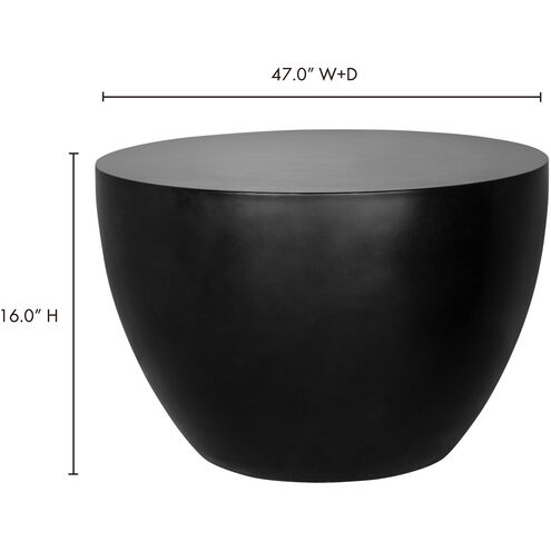 Insitu 47 X 47 inch Black Coffee Table
