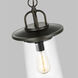 Tybee 1 Light 8.5 inch Antique Bronze Outdoor Pendant