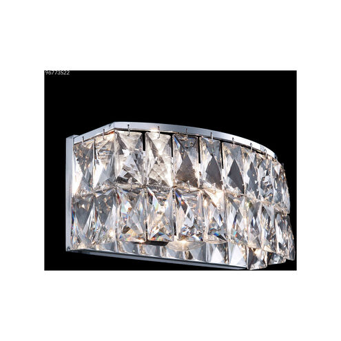 Zoe 2 Light 11 inch Silver Vanity Light Wall Light