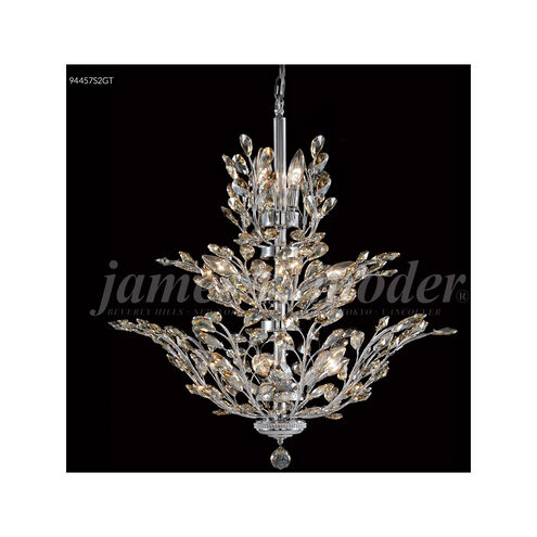 Florale 13 Light 27 inch Gold Crystal Chandelier Ceiling Light