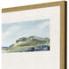Abstract Green and Blue and Multi and White Framed Art