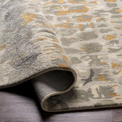 Kavita 108 X 72 inch Gray Rug in 6 X 9, Rectangle