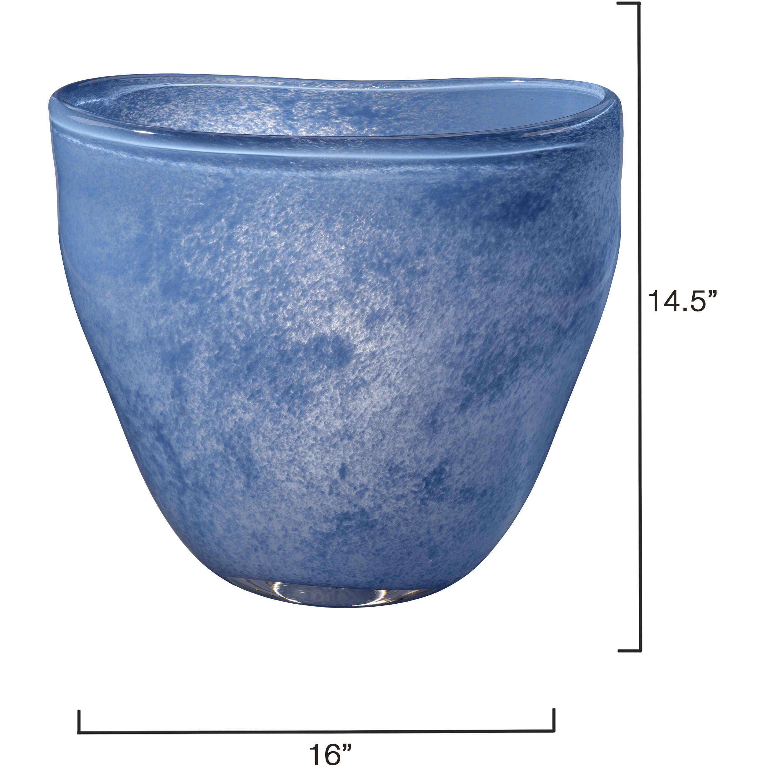 Plunge 16 X 14.5 inch Vase