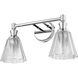 Auden 2 Light 17.75 inch Chrome Bath Vanity Wall Light