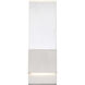 Ellusion LED 5 inch Polished Nickel ADA Wall Sconce Wall Light, Large