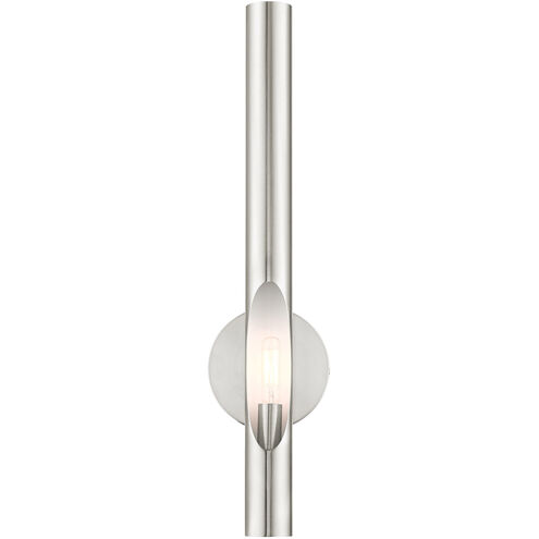 Acra 1 Light 5 inch Brushed Nickel ADA ADA Single Sconce Wall Light