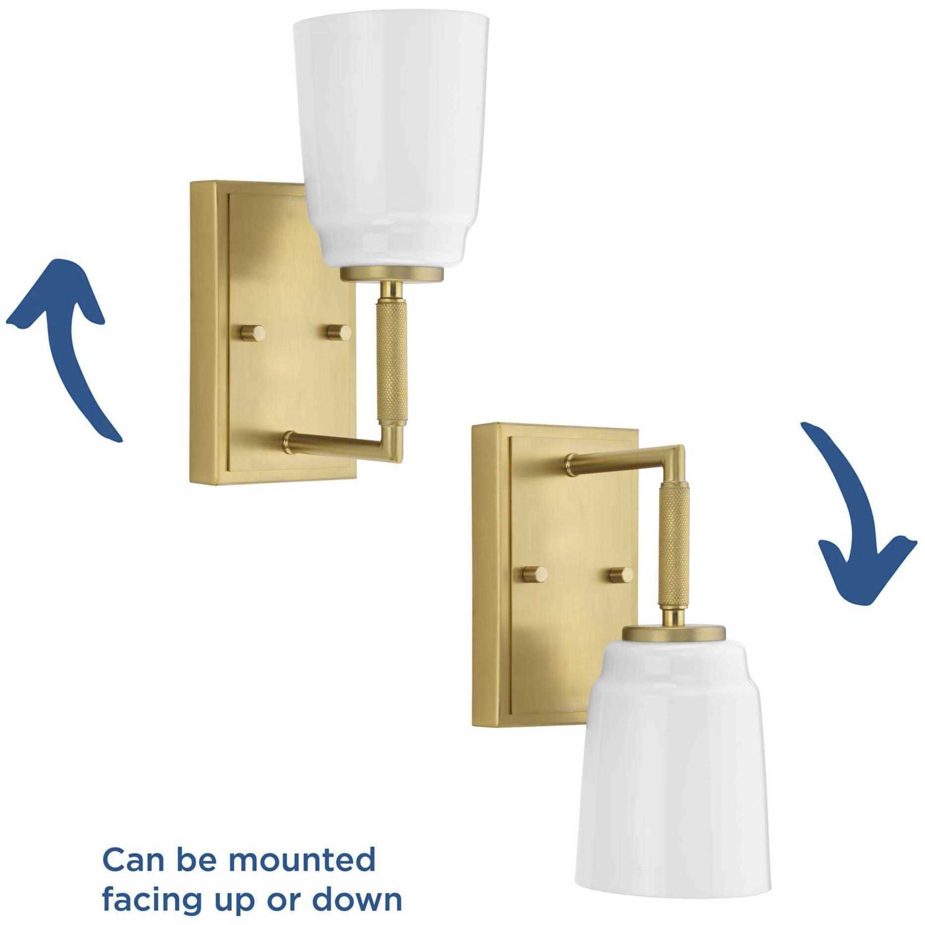 Spenser 1 Light 5.75 inch Brushed Gold Vanity Light Wall Light