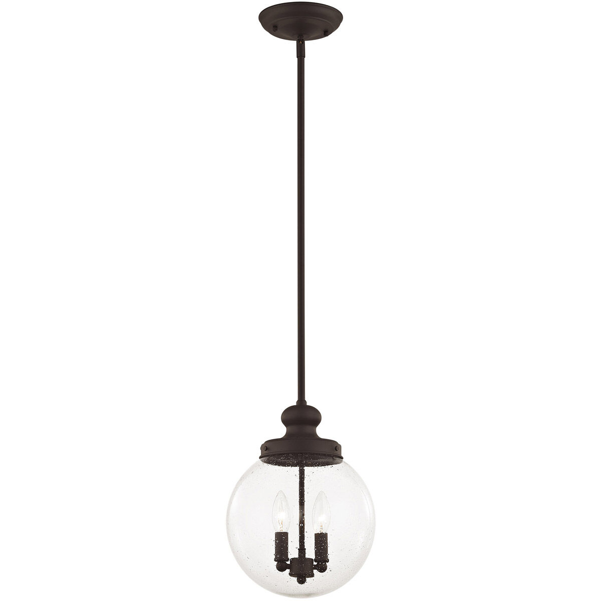 Northampton 2 Light 10 inch Bronze Pendant Ceiling Light