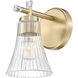 Belle Wall Sconce Wall Light in Modern Gold