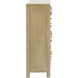 Astrid Natural with Antique White Cabinet