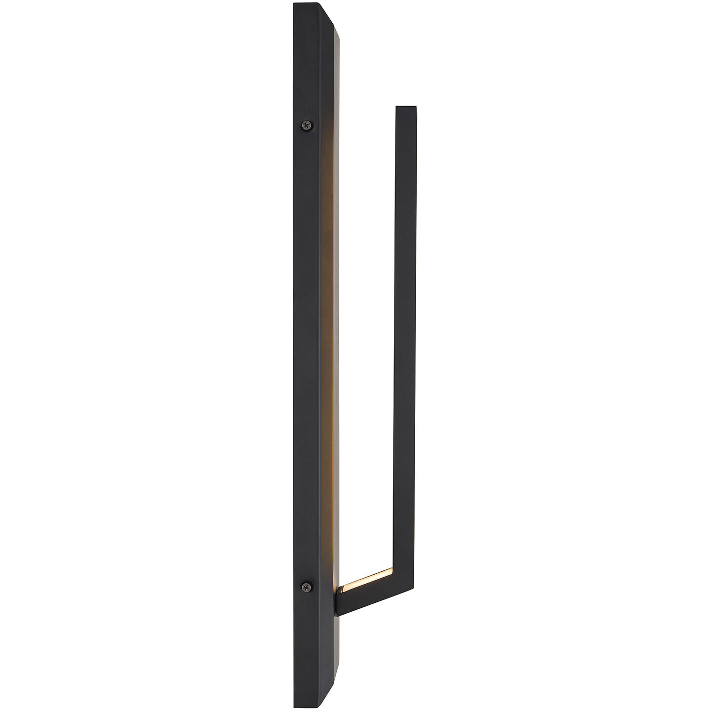 Zurich 21 inch Matte Black Outdoor Wall Sconce in 3.5" D x 4.5" W x 21" H, EVOLV