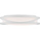 Lucia LED 21.75 inch White Flush Mount Ceiling Light