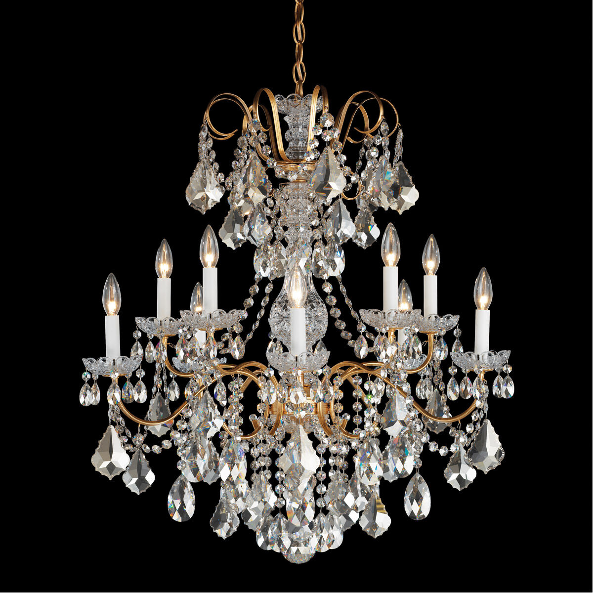 10 light crystal chandelier hotsell