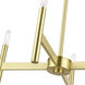 Copenhagen 4 Light 20 inch Satin Brass Chandelier Ceiling Light