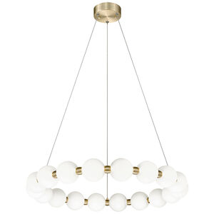 Oni LED 24.88 inch Oxidized Gold Chandelier Ceiling Light