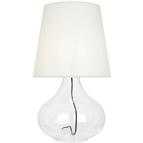 June 31 inch 150 watt Clear Glass Body Table Lamp Portable Light