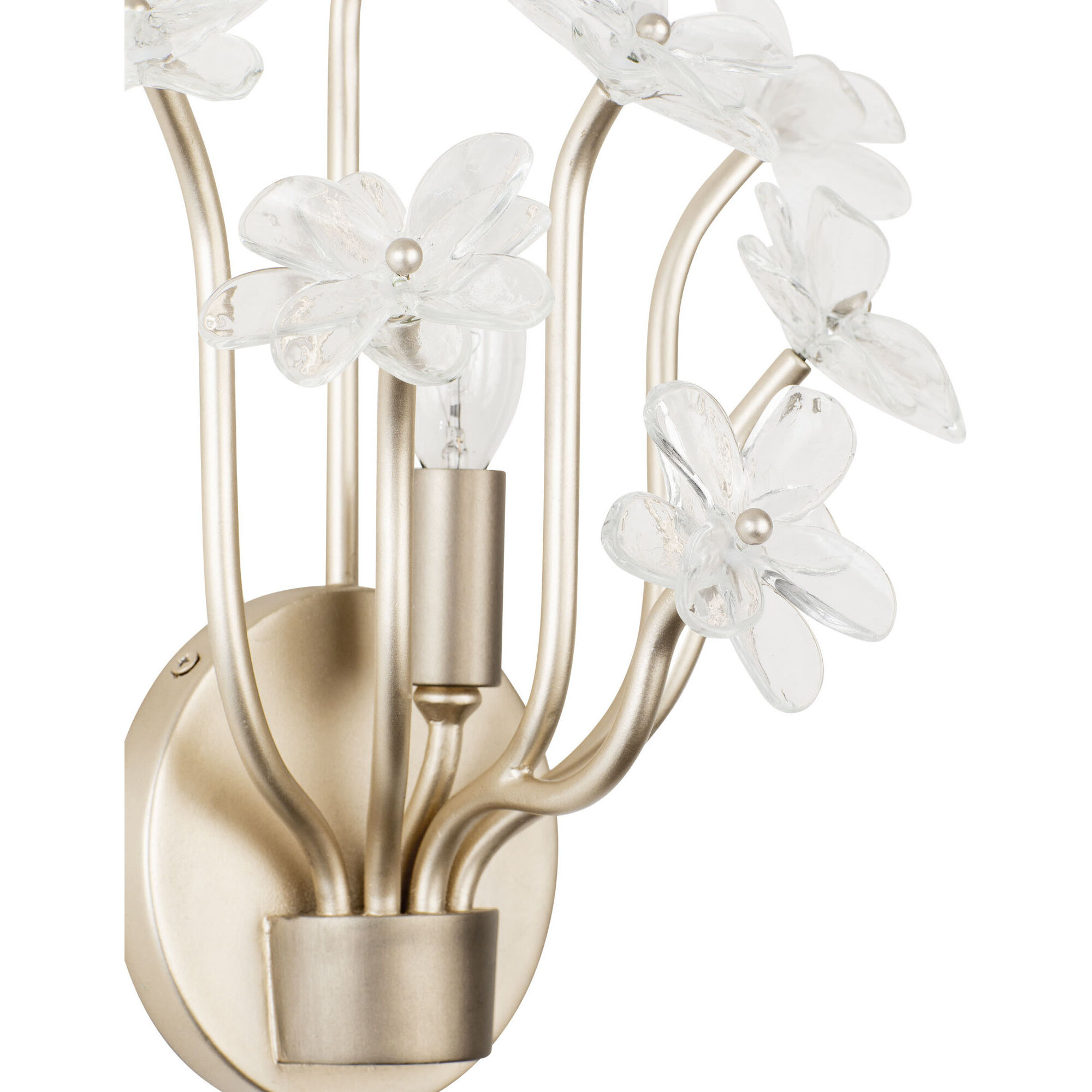 Wildflower 1 Light 10 inch Gold Dust/Artifact Wall Sconce Wall Light, Smithsonian Collaboration