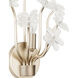 Wildflower 1 Light 10 inch Gold Dust/Artifact Wall Sconce Wall Light, Smithsonian Collaboration