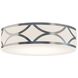 Lake LED 20 inch Painted Nickel Flush Mount Ceiling Light