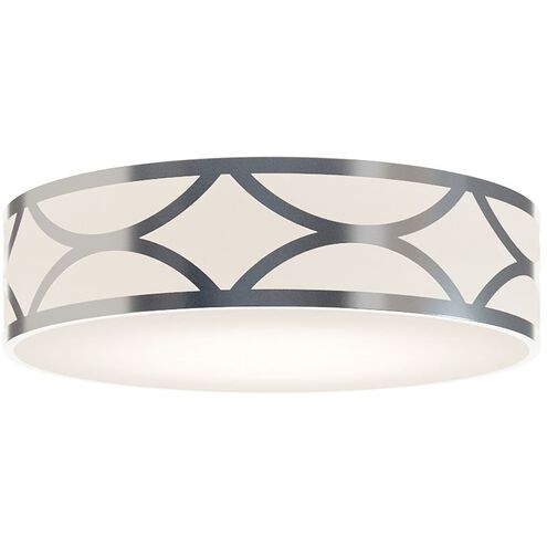Lake LED 20 inch Painted Nickel Flush Mount Ceiling Light