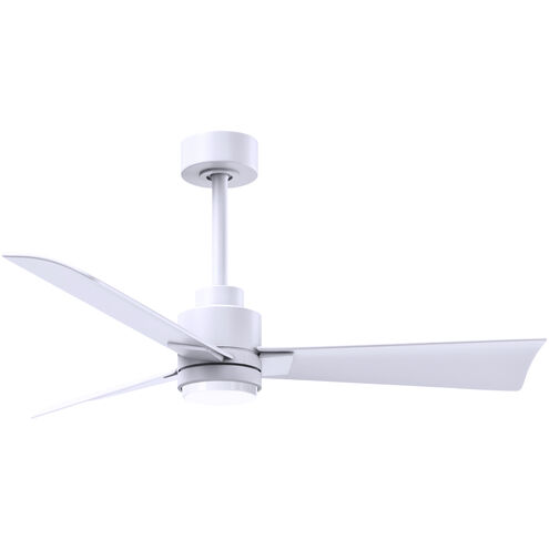 Atlas Alessandra-LK 42 inch Matte White Indoor/Outdoor Ceiling Fan