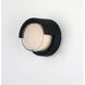 Eyebrow LED 6.75 inch Black Outdoor Wall Mount