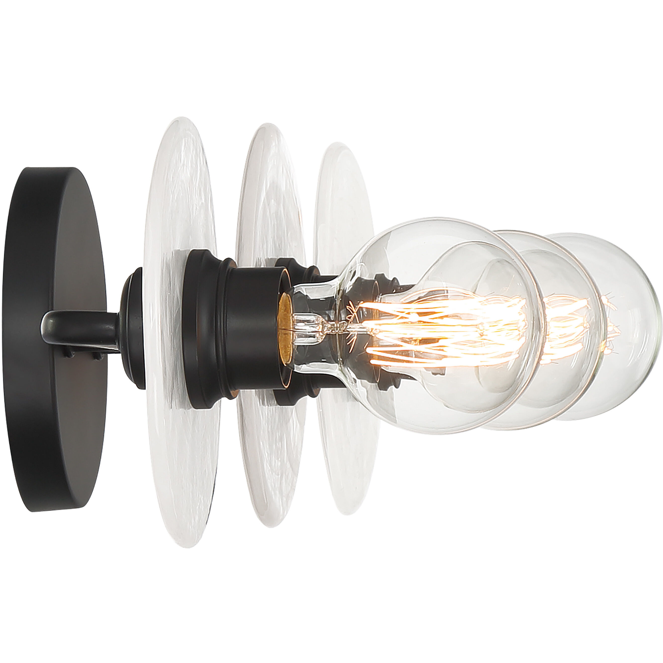 Vapors 3 Light 23.25 inch Coal Bath Light Wall Light