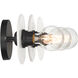 Vapors 3 Light 23.25 inch Coal Bath Light Wall Light