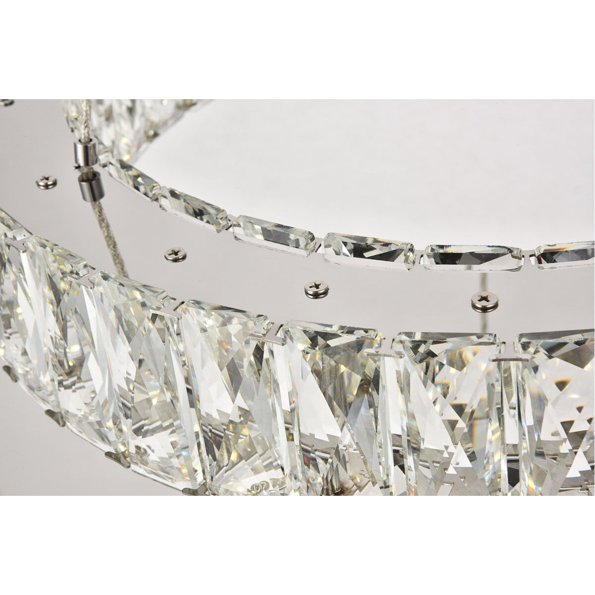 Monroe LED 18 inch Chrome Pendant Ceiling Light