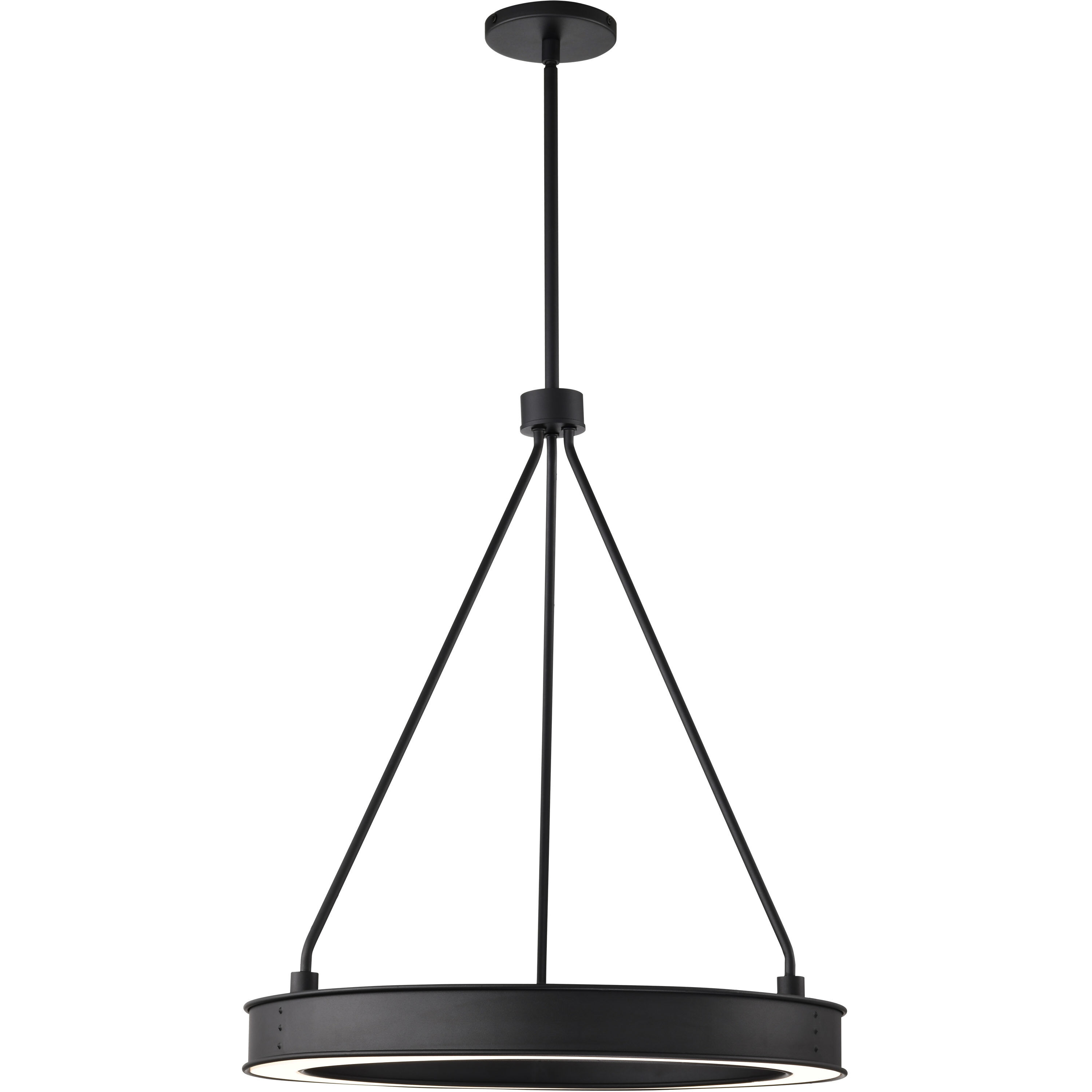 Longford LED 20.13 inch Textured Black Pendant Ceiling Light
