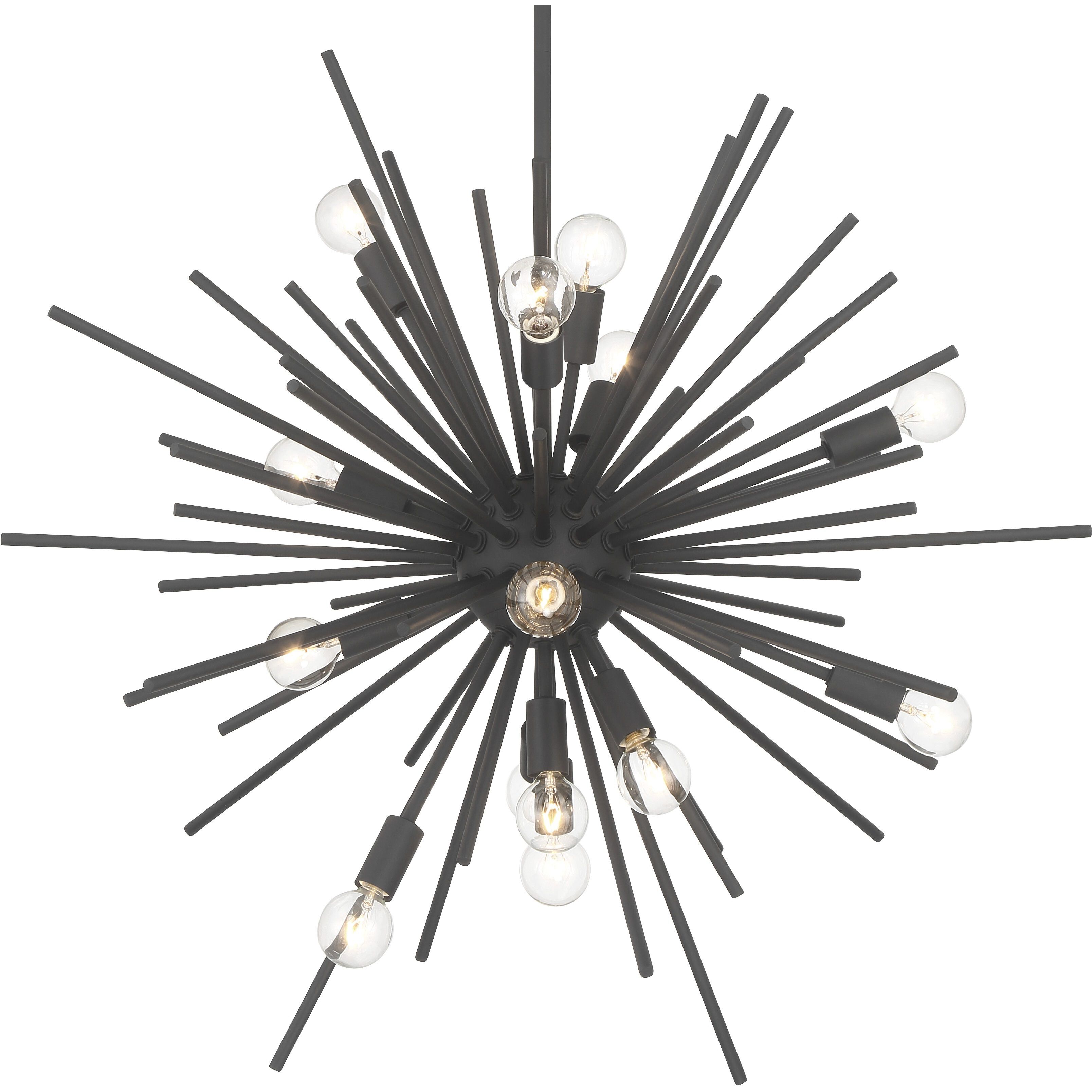 Bessel 15 Light 30 inch Sand Coal Pendant Ceiling Light