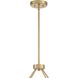 Orson 8 Light 38.5 inch Modern Gold Chandelier Ceiling Light