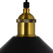 Brave 1 Light 12 inch Black Mini Pendant Ceiling Light