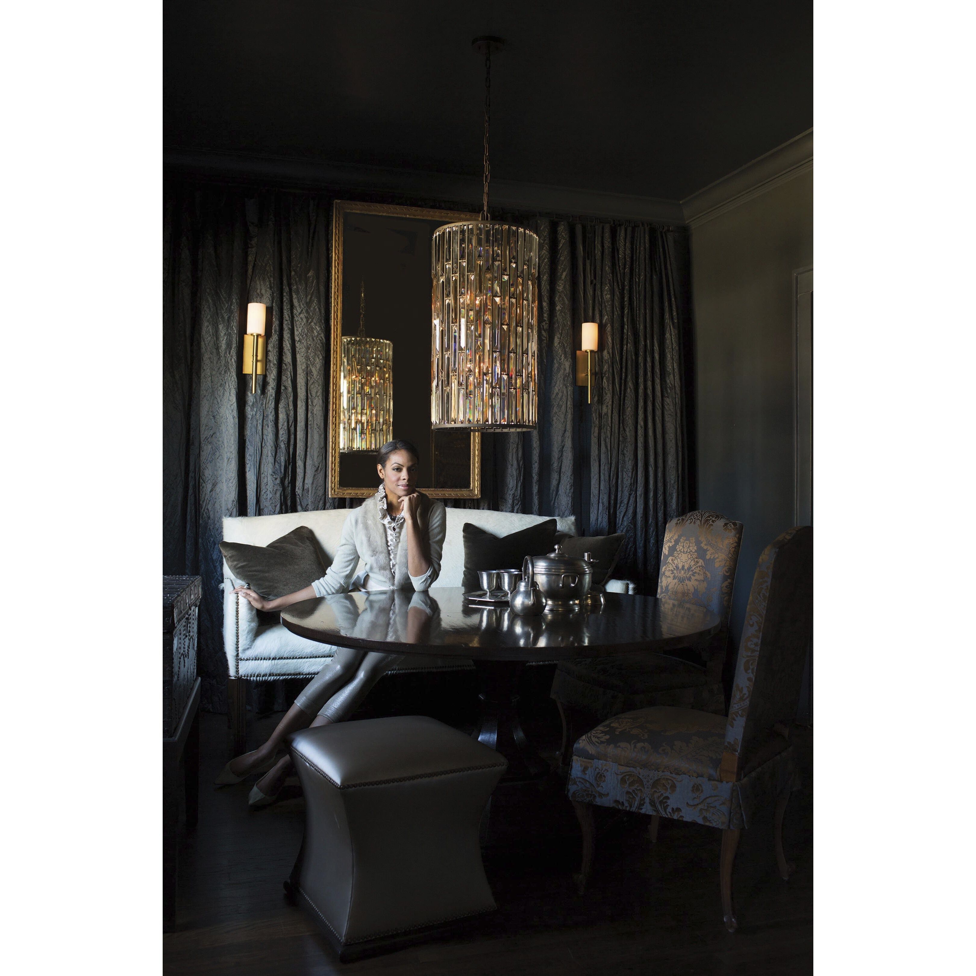 Gemma LED 16 inch Vintage Bronze Foyer Light Ceiling Light, Large