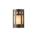 Ambiance LED 6 inch Tierra Red Slate Wall Sconce Wall Light in 1000 Lm LED, White Styrene, Small