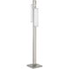 Zamora 61 inch 40.00 watt Brushed Steel Floor Lamp Portable Light