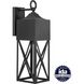 Birkdale 1 Light 23 inch Textured Black Outdoor Wall Lantern