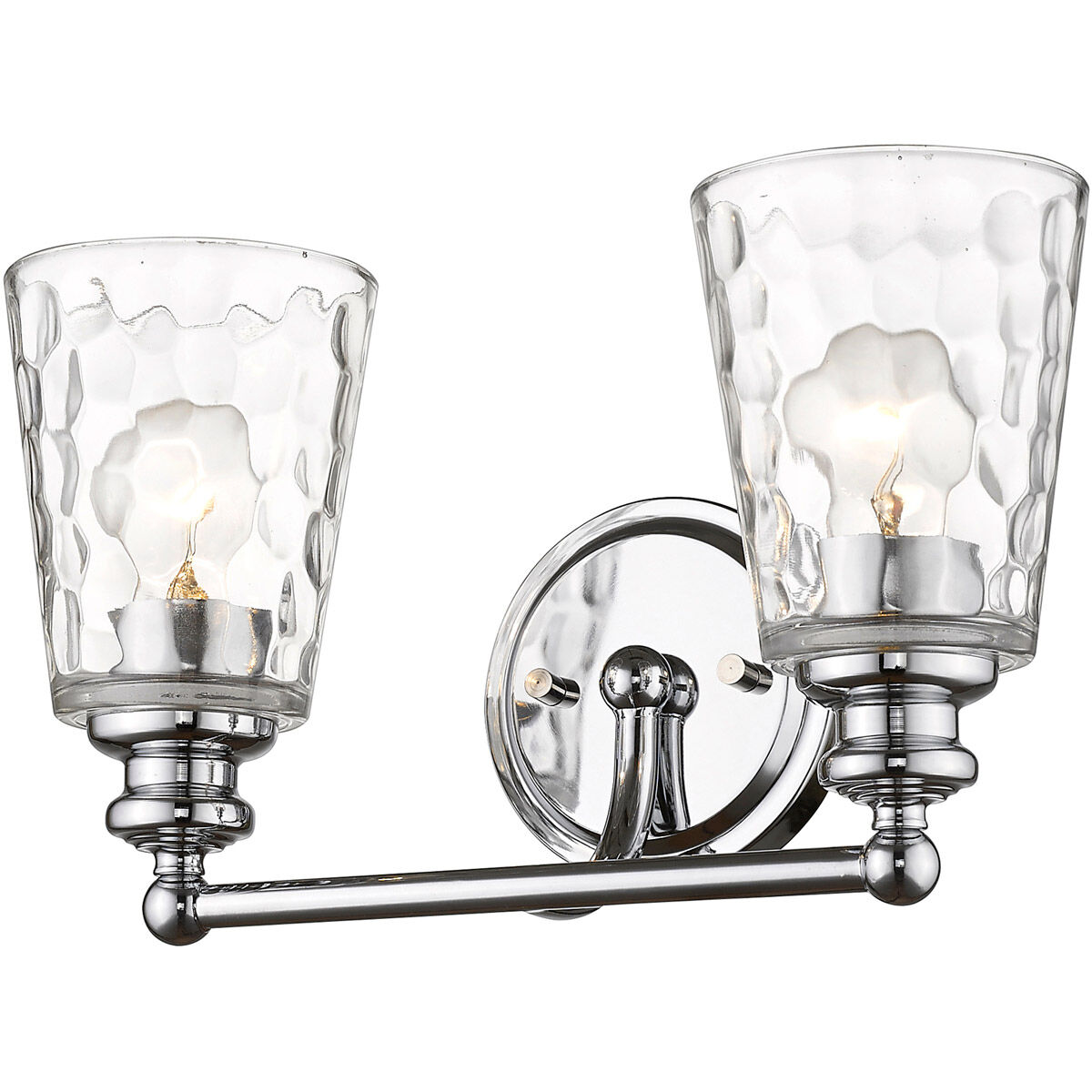 Mae 2 Light 14 inch Chrome Vanity Light Wall Light