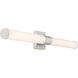 Vantage LED Brushed Nickel Wall Sconce Wall Light, Round