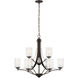 Elmwood Park 9 Light 32 inch Bronze Chandelier Ceiling Light